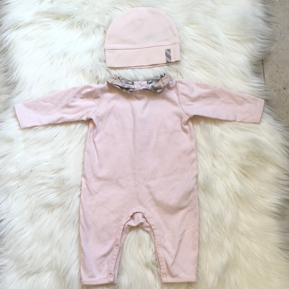 burberry newborn onesie